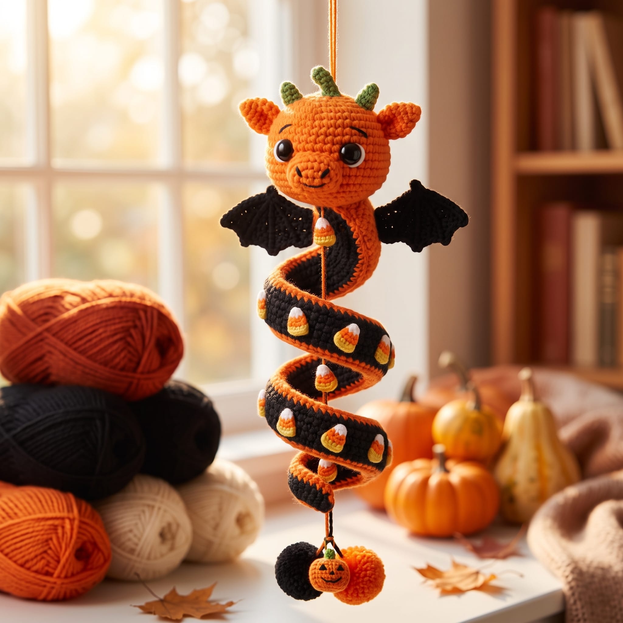 Spooky-Cute Amigurumi Charm